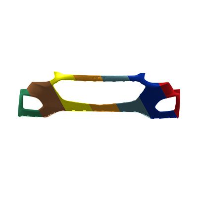 GM TRUCKS & VANS EQUINOX FRONT BUMPER COVER PRIMED (W/FOG)**CAPA** OEM#23413531 2016-2017 PL#GM1014120C