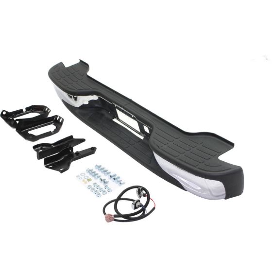 GM TRUCKS & VANS SUBURBAN (CHEVY) STEP BUMPER ASSEMBLY CHROME OEM#GM1103103 2000-2006 PL#GM1103103