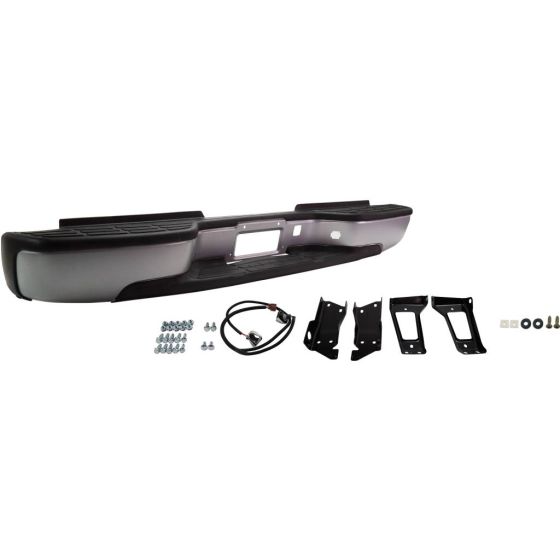 GM TRUCKS & VANS SILVERADO/PU (CHEVY) (07 OLD STYLE) STEP BUMPER ASSEMBLY PTD(FLEETSIDE)(2500HD/3500) OEM#12473001-PFM 1999-2007 PL#GM1103141