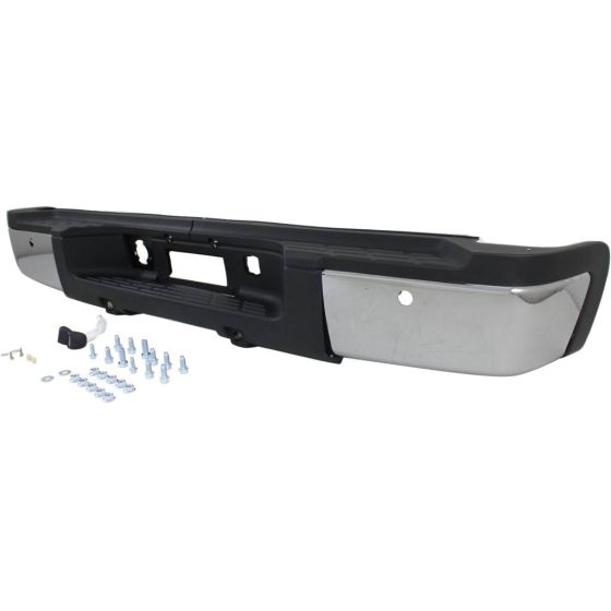 GM TRUCKS & VANS SIERRA/PU 2500/3500 (GMC) STEP BUMPER ASSEMBLY CHR(SINGLE REAR WHEEL) (W/SENSOR) OEM#20899361-PFM 2007-2010 PL#GM1103151
