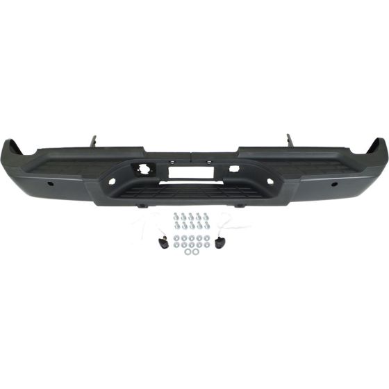 GM TRUCKS & VANS SILVERADO/PU 2500/3500 STEP BUMPER ASSY BLACK(W/DUAL WHEEL)(W/SENSOR) OEM#20899965-PFM 2007-2010 PL#GM1103155