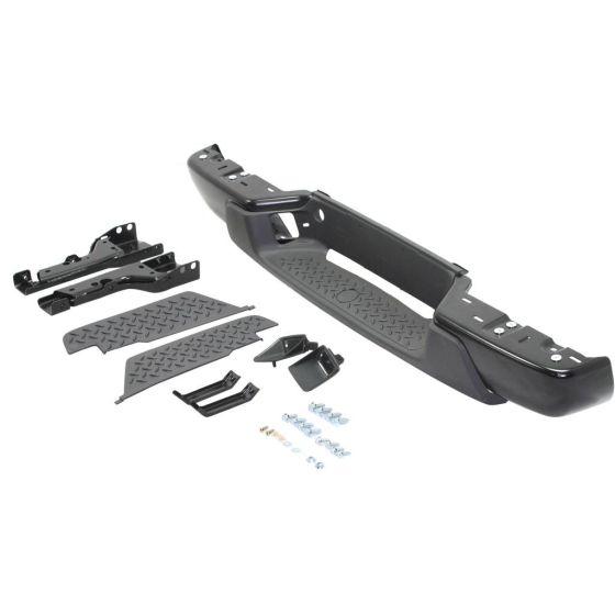 GM TRUCKS & VANS CANYON (GMC) STEP BUMPER ASSEMBLY BLACK (W/O XTREME & TOWING) OEM#20814972-PFM 2008-2012 PL#GM1103157