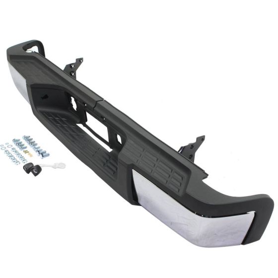 GM TRUCKS & VANS SILVERADO/PU 2500/3500 (CHEVY) STEP BUMPER ASSEMBLY CHR(SINGLE REAR WHEEL) (WO/SENSOR) OEM#22932801 2011-2014 PL#GM1103164