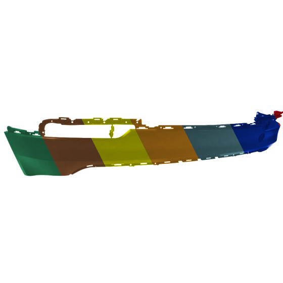 BUICK ENVISION REAR BUMPER LOWER COVER PRIMED OEM#23174368 2016-2018 PL#GM1115127