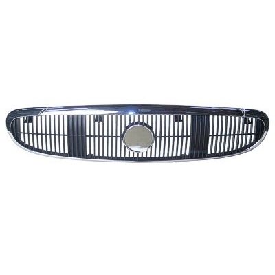 BUICK CENTURY GRILLE(CHR Frame/BLK Inner)W/O Emblem(Exc.05 Anniv OEM#10426075 2000-2005 PL#GM1200466