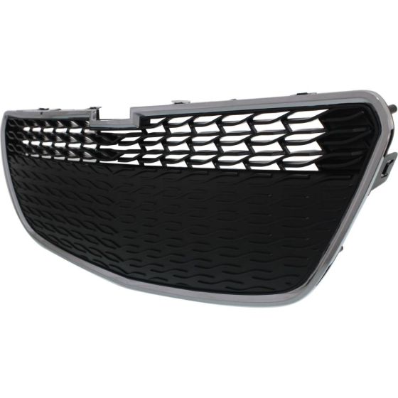 CHEVROLET SPARK GRILLE LOWER CHR/BLK( LS/1LT)(WO/FOG) OEM#95078756 2013-2015 PL#GM1200656