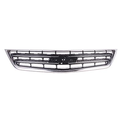 CHEVROLET IMPALA (NEW)(4pc T/L) UPPER GRILLE CHROME/BLACK W/CHROME FRAME (LTZ/PREMIER)(WO/ADAPTIVE CRUIS OEM#23354888 2014-2020 PL#GM1200717