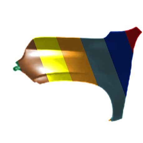 GM TRUCKS & VANS SUBURBAN FENDER LEFT (Driver Side) OEM#84384210 2021-2024 PL#GM1240418