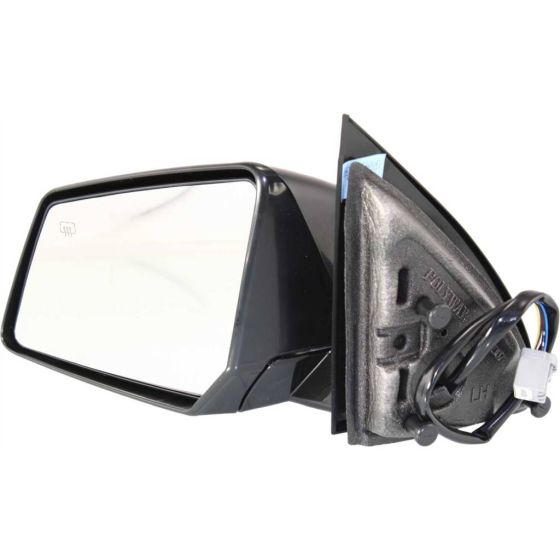 GM TRUCKS & VANS ACADIA  / ACADIA LIMITED  DOOR MIRROR LEFT (Driver Side) PWR/HTD/M-FOLD (WO/SIGNAL)(1st DESIGN)BLACK OEM#25894453 2007-2008 PL#GM1320363