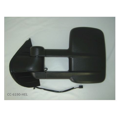 GM TRUCKS & VANS SILVERADO/PU 2500/3500  (CHEVY) DOOR MIRROR LEFT (Driver Side) PWR/HTD (W/TOW)(DUAL ARM)(no signal in glass) OEM#20862098-PFM 2011-2014 PL#GM1320407