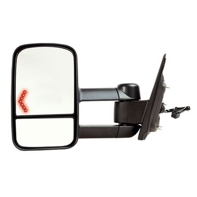 GM TRUCKS & VANS SIERRA/PU 2500/3500 (GMC) DOOR MIRROR LEFT (Driver Side) PWR/HTD/M-FOLD (TOW TYPE)(DUAL ARM)(W/SIGNAL IN GLASS)(BLK) OEM#22820397 2015-2019 PL#GM1320458