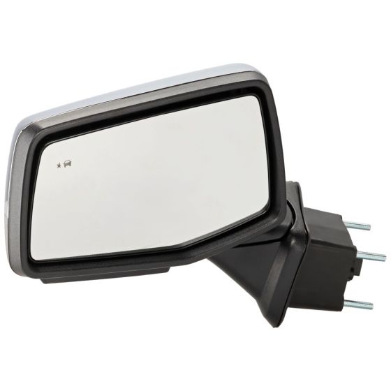 GM TRUCKS & VANS SILVERADO/PU 1500 (22 OLD STYLE) DOOR MIRROR LEFT (Driver Side) PWR/HTD/SIGNAL/PUDDLE LAMP/MEMORY/P-FOLD (W/BSD)(CHROME)(WO/DIM OEM#84898867-PFM 2019-2022 PL#GM1320591