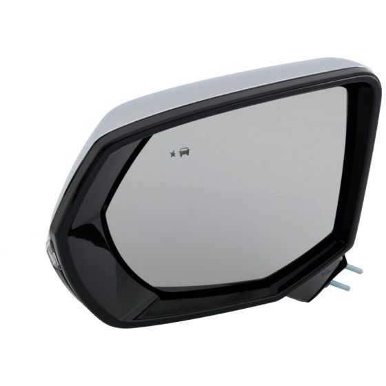 GM TRUCKS & VANS YUKON/DENALI DOOR MIRROR LEFT (Driver Side) PWR/HTD/SIGNAL/PUDDLE LAMP/MEMORY/P-FOLD (W/BSD)(CHROME CVR) OEM#84977315-PFM 2021-2024 PL#GM1320674