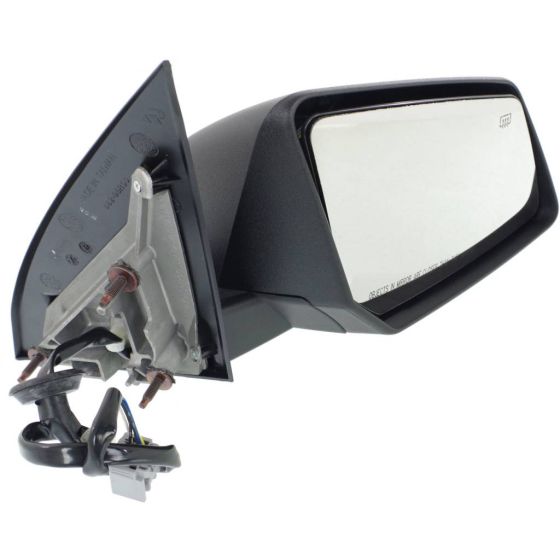 GM TRUCKS & VANS ACADIA / ACADIA LIMITED DOOR MIRROR RIGHT (Passenger Side) PWR/HTD/M-FOLD (WO/SIGNAL)(2ND DESIGN)BLK OEM#25896083 2008 PL#GM1321401