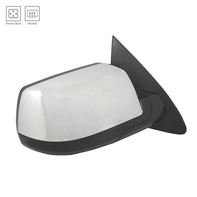 GM TRUCKS & VANS YUKON/DENALI  (GMC) DOOR MIRROR RIGHT (Passenger Side) PWR/HTD/M-FOLD (CHROME CVR) OEM#84347490-PFM 2015-2020 PL#GM1321506