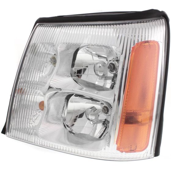 CADILLAC ESCALADE EXT  (PICKUP) HEAD LAMP ASSY LEFT (Driver Side) (W/O HID) OEM#15181851 2002 PL#GM2502232