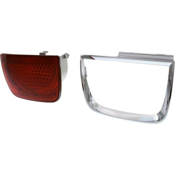CHEVROLET CAMARO CONV  TAIL LAMP ASSY LEFT (Driver Side) (OUTER) W/CHROME BEZEL (HALOGEN HEAD LAMP)**CAPA** OEM#92244320 2011-2013 PL#GM2804108C