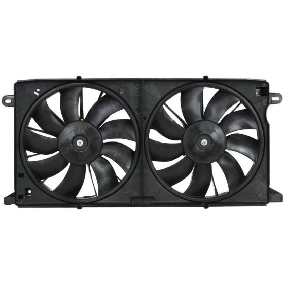 CADILLAC DEVILLE  RADIATOR & A/C FAN ASSY (DUAL FAN) OEM#12494766-PFM 2000-2005 PL#GM3115186