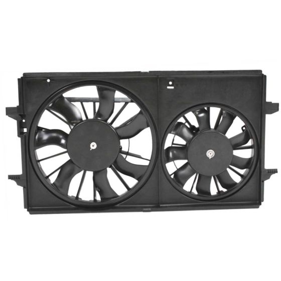 CHEVROLET MALIBU SEDAN/MAXX HATCHBACK (W/O S/M IN BMP) RADIATOR & A/C FAN ASSEMBLY (3.5L)(DUAL FAN) OEM#22719384 2007 PL#GM3115208