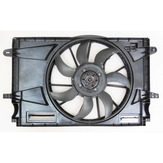 CHEVROLET CRUZE SEDAN RADIATOR & A/C FAN ASSY (1.4L TURBO)(SINGLE)(W/BLDC) OEM#39052896 2017 PL#GM3115310