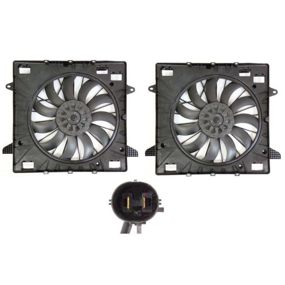 CADILLAC XT5 RADIATOR & A/C FAN ASSY(SINGLE)(3.6L)(W/TOWING PKG) OEM#85159685 2020-2023 PL#GM3115321