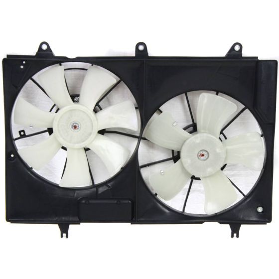 CADILLAC CTS/CTS-V  RADIATOR & A/C FAN ASSY (2.8L/3.6L)(DUAL FAN) OEM#19129907-PFM 2003-2007 PL#GM3120106