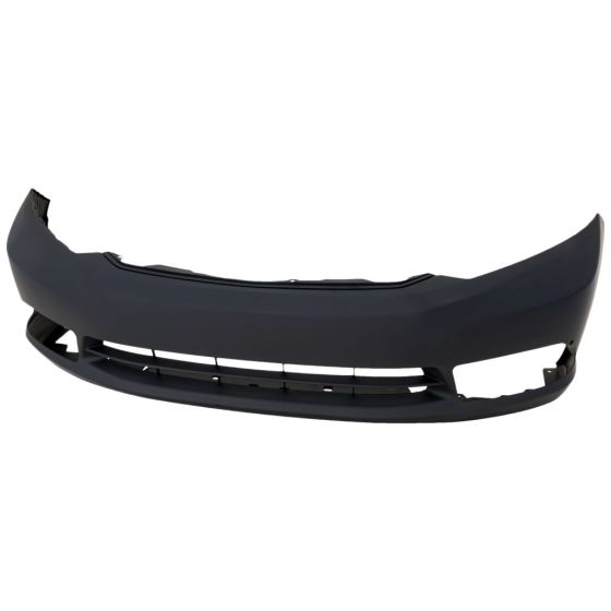 HONDA CIVIC SEDAN FRONT BUMPER COVER PRIMED (W/FOG)(EX/EX-L/SI) OEM#04711TR3A80ZZ 2012 PL#HO1000281
