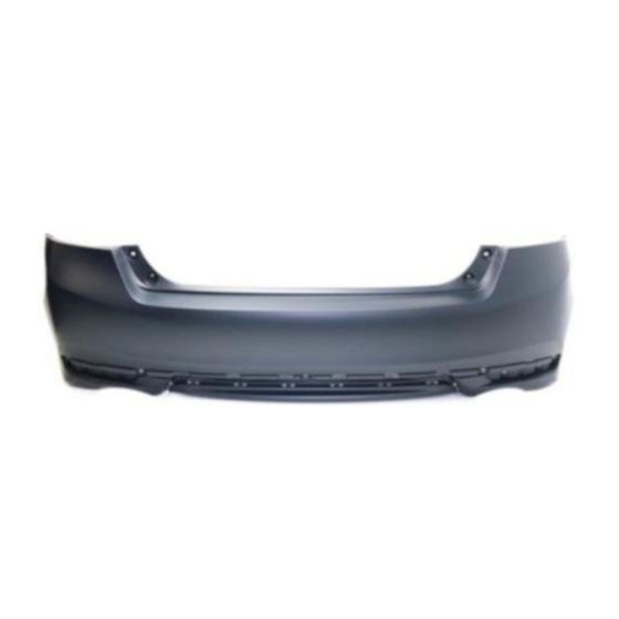 HONDA ACCORD SEDAN REAR BUMPER COVER PRIMED (4/6 CYL)(DUAL EXHAUST)(WO/SENSOR) **CAPA** OEM#71501T2FA60ZZ 2016-2017 PL#HO1100291C