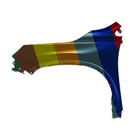 HONDA PILOT FENDER LEFT (Driver Side) OEM#60260T90A00ZZ 2023-2025 PL#HO1240205