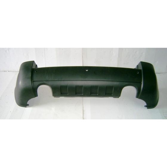 HYUNDAI TUCSON  REAR BUMPER COVER SMOOTH PRIMED (2.7L)(W/Sensor)(DUAL EXHAUST CUT) OEM#866102E050 2005-2009 PL#HY1100144