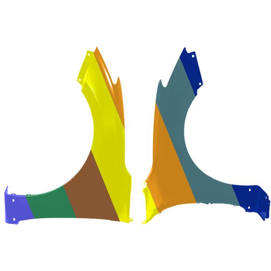 HYUNDAI VELOSTER  FENDER LEFT (Driver Side) (1.6L W/TURBO) OEM#66311J3010 2019-2021 PL#HY1240175