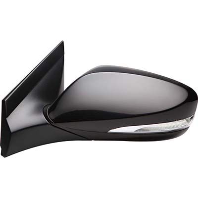 HYUNDAI ACCENT HATCHBACK DOOR MIRROR LEFT (Driver Side) PWR/HTD/SIGNAL (W/BLIND SPOT MIRROR) OEM#876101R910 2014-2017 PL#HY1320222