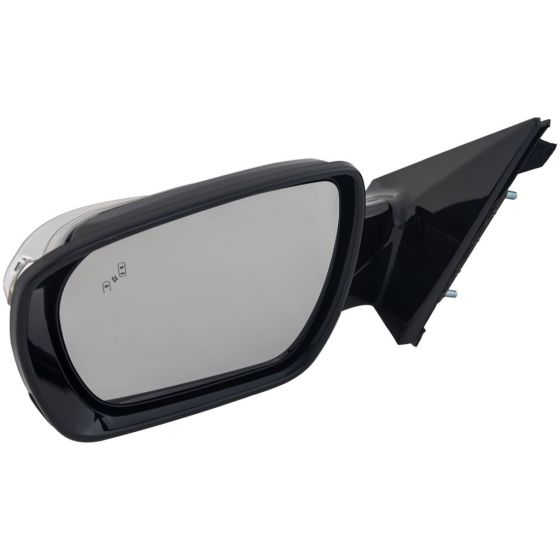 HYUNDAI SANTA FE SPORT  (2.0/2.4L) DOOR MIRROR LEFT (Driver Side) PWR/HTD/SIGNAL/MENORY (W/BSD)(BLACK BASE)(PTM CVR) OEM#876104Z009 2013-2016 PL#HY1320235