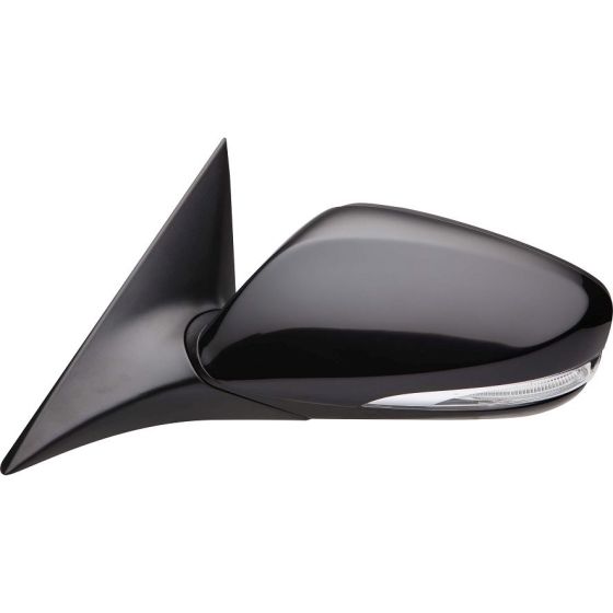 HYUNDAI VELOSTER  DOOR MIRROR LEFT (Driver Side) PWR/HTD(W/SIGNAL)(TEXT BASE) OEM#876102V510 2014-2017 PL#HY1320270
