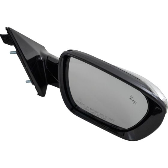 HYUNDAI SANTA FE SPORT (2.0/2.4L) DOOR MIRROR RIGHT (Passenger Side) PWR/HTD/SIGNAL (W/BSD)(BLACK BASE)(PTM CVR) OEM#876204Z011 2013-2018 PL#HY1321234