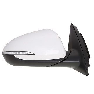 HYUNDAI ELANTRA GT  DOOR MIRROR RIGHT (Passenger Side) PWR/HTD/SIGNAL (W/BSD)(BLACK CVR) OEM#87620G3250 2018-2020 PL#HY1321249