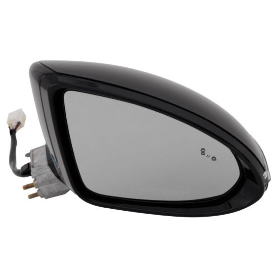 HYUNDAI SONATA  DOOR MIRROR RIGHT (Passenger Side) PWR/HTD/SIGNAL (BLIND DETECT)(SEL PLUS/N LINE)(MATE BLACK) OEM#87620L0040 2020-2023 PL#HY1321273