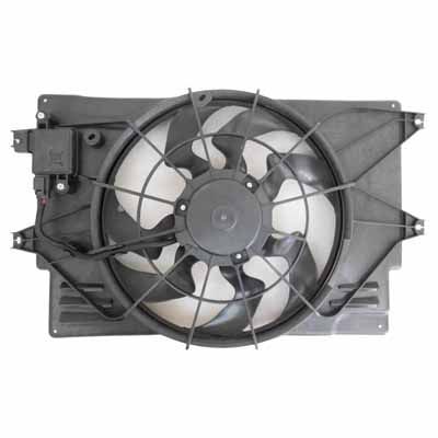 HYUNDAI ELANTRA SEDAN RADIATOR & A/C FAN ASSEMBLY 1.4/1.6L TURBO OEM#25380F3300 2017-2018 PL#HY3115158