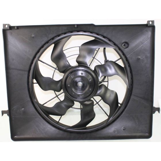 HYUNDAI SONATA RADIATOR & A/C FAN ASSEMBLY (2.4L)(SINGLE FAN) OEM#253803K210 2006-2008 PL#HY3117100