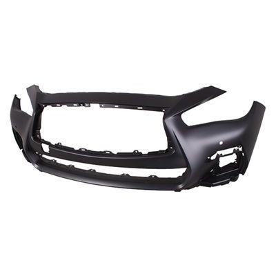 INFINITI Q50  FRONT BUMPER COVER PRIMED (W/SENSOR)(EXC PURE/LUXE)**CAPA** OEM#620226HJ1H 2018-2023 PL#IN1000283C