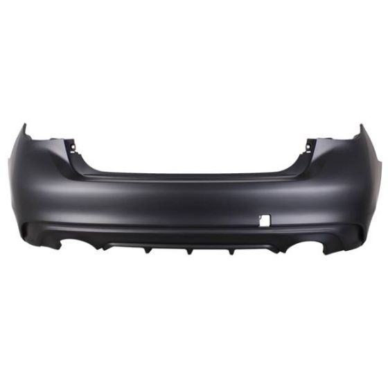INFINITI Q50 HYBRID REAR BUMPER COVER PRIMED (WO/SENSOR) OEM#850226HH0H 2018 PL#IN1100175