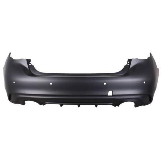 INFINITI Q50 HYBRID REAR BUMPER COVER PRIMED (W/SENSOR) OEM#850226HH1H 2018 PL#IN1100176