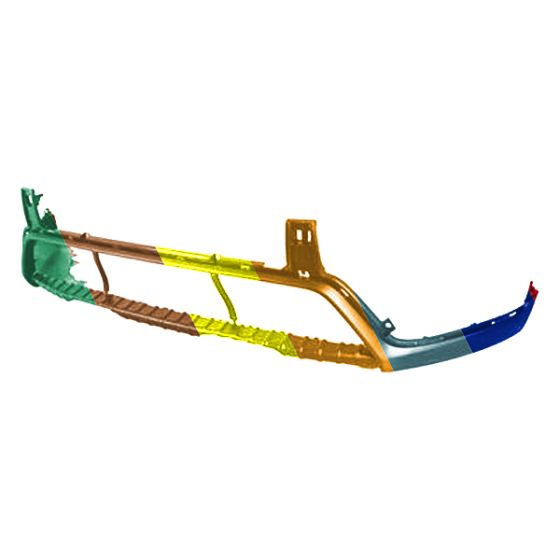 KIA NIRO PLUG-IN HYBRID FRONT BUMPER COVER LOWER PARTIAL TXT-BLACK **CAPA** OEM#86510G5500 2020-2022 PL#KI1015119C