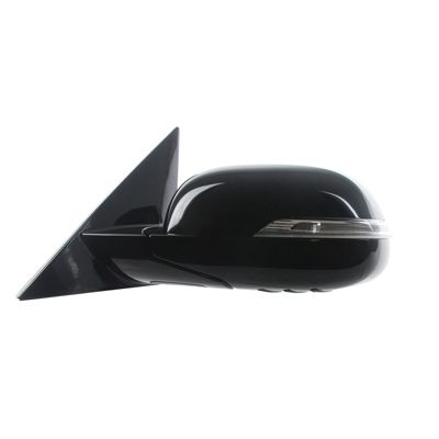 KIA SOUL  DOOR MIRROR LEFT (Driver Side) PWR/HTD/SIGNAL/P-FOLD (WO/BSD) (GLOSS BASE) OEM#87610B2570 2014-2016 PL#KI1320204