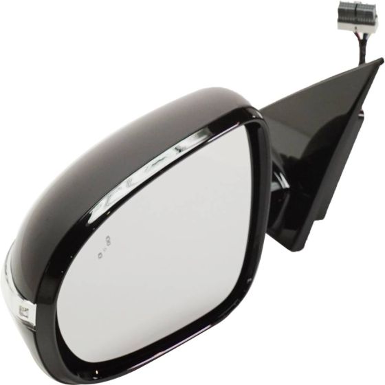 KIA SORENTO  DOOR MIRROR LEFT (Driver Side) PWR/HTD/SIGNAL (W/BSD)(WO/SURROUND VIEW)(MAN-FOLD) OEM#87610C6220 2019-2020 PL#KI1320208