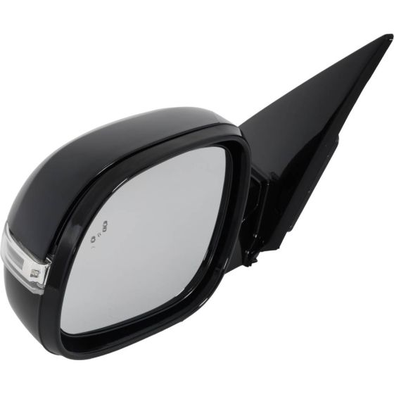 KIA SOUL  DOOR MIRROR LEFT (Driver Side) PWR/HTD/SIGNAL/P-FOLD/BSD (GLOSS BASE) OEM#87610B2440 2017-2019 PL#KI1320216