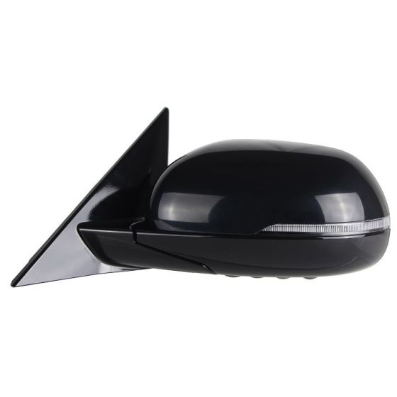 KIA SOUL  DOOR MIRROR LEFT (Driver Side) PWR/HTD/SIGNAL (GT-LINE MDL)(WO/BSD)(BLACK BASE)(PTM) OEM#87610K0430 2020 PL#KI1320235