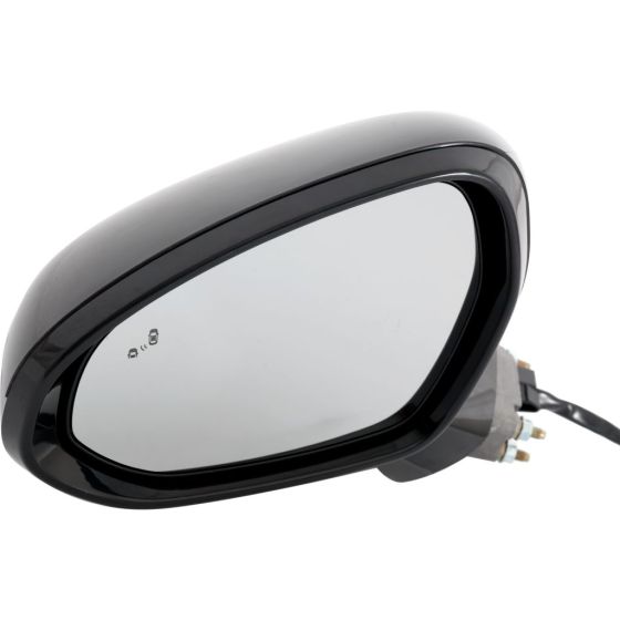 KIA K5  DOOR MIRROR LEFT (Driver Side) PWR/HTD (W/BSD)(EX)(BLACK BASE) OEM#87610L3180 2021-2024 PL#KI1320245