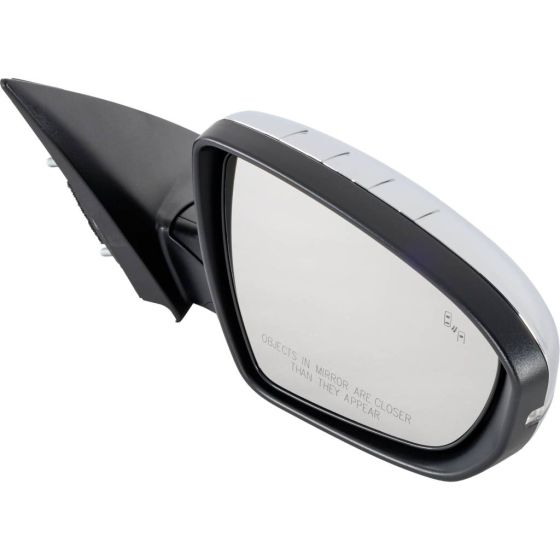 KIA OPTIMA  DOOR MIRROR RIGHT (Passenger Side) PWR/HTD/SIGNAL/P-FOLD (W/BSD)(USA)(CHROME) OEM#876204C550 2014-2015 PL#KI1321230