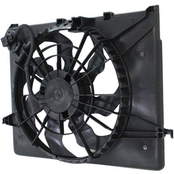 HYUNDAI SONATA RADIATOR & A/C FAN ASSEMBLY (2.0L)(TURBO)(SINGLE FAN) OEM#253803Q280 2011-2013 PL#KI3115135